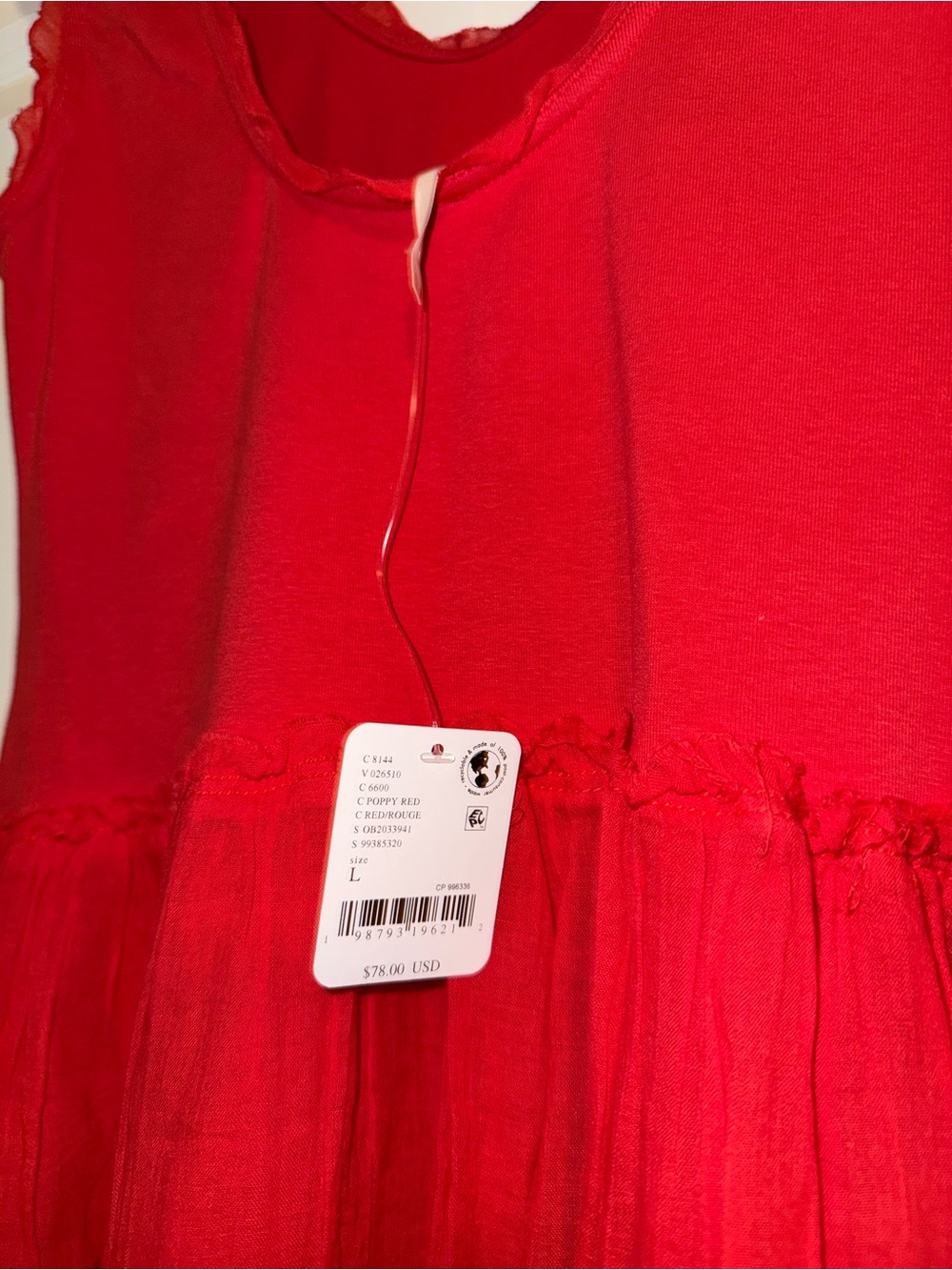 NWT Free People Izi Drop Waist Mini Dress - Picture 3 of 4